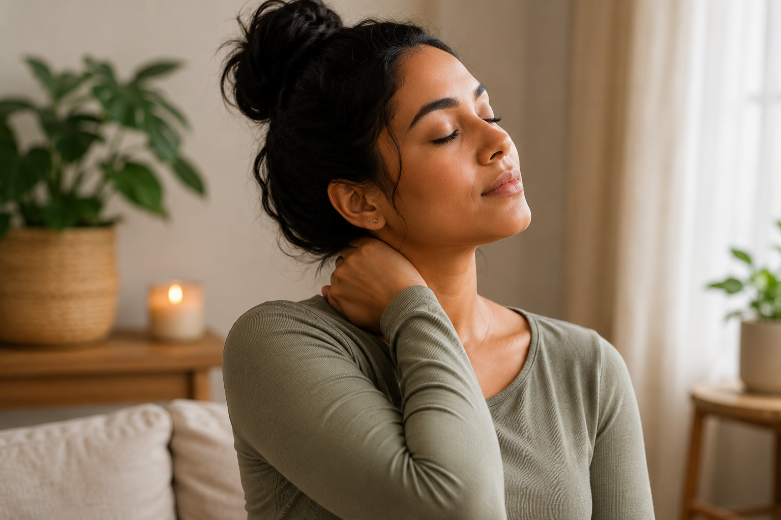 Cómo bajar la tensión cervical cuando sientes que tu cuerpo nunca desconecta